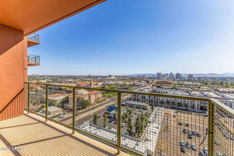 Balcony looking south