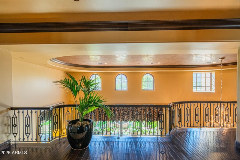 Overhead View of the back entryway