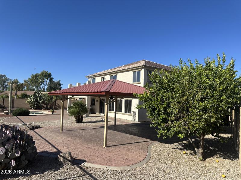 4 different patio areas