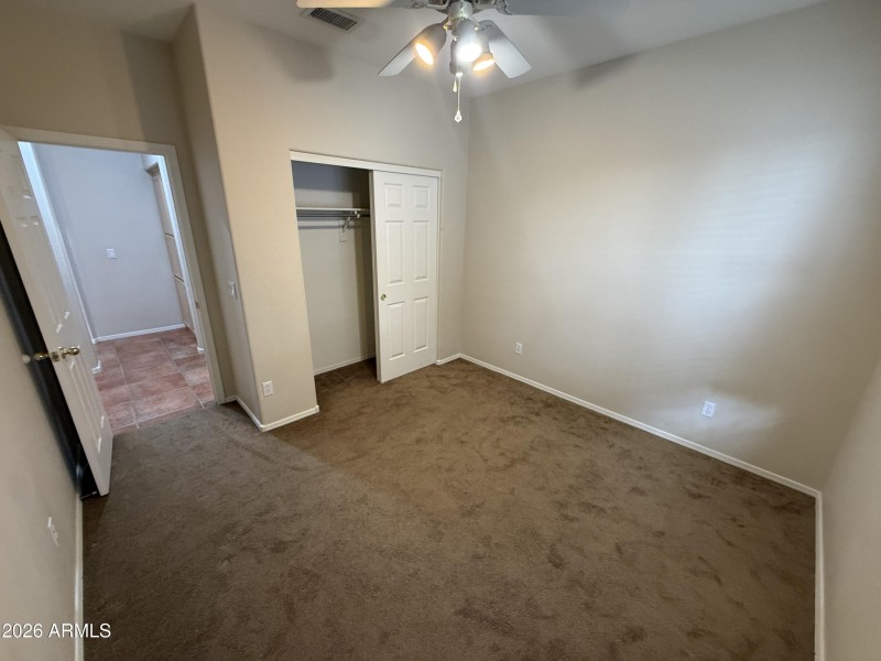 Secondary Bedroom with Closet
