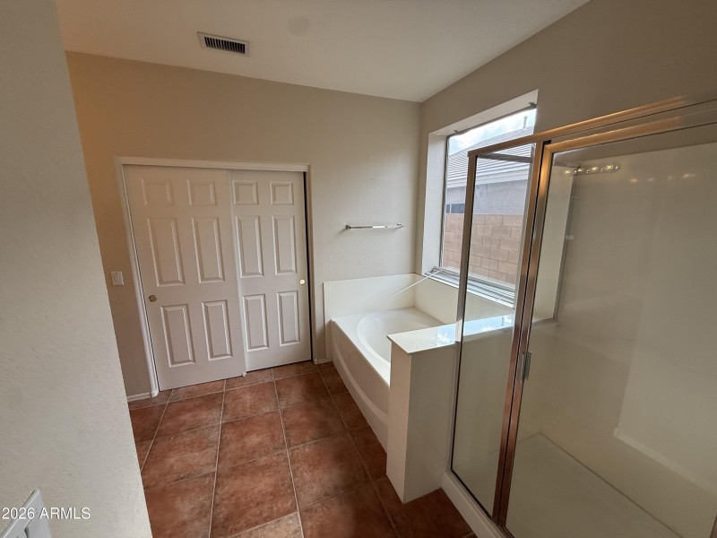 Primary Bath with Tub & Shower