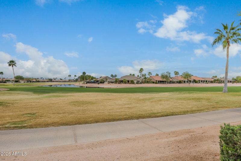 Golf and water views