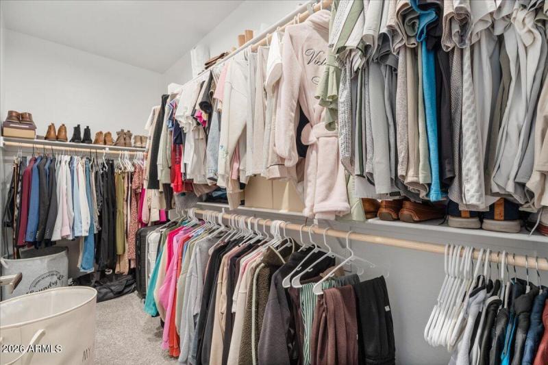 Primary walk-in closet