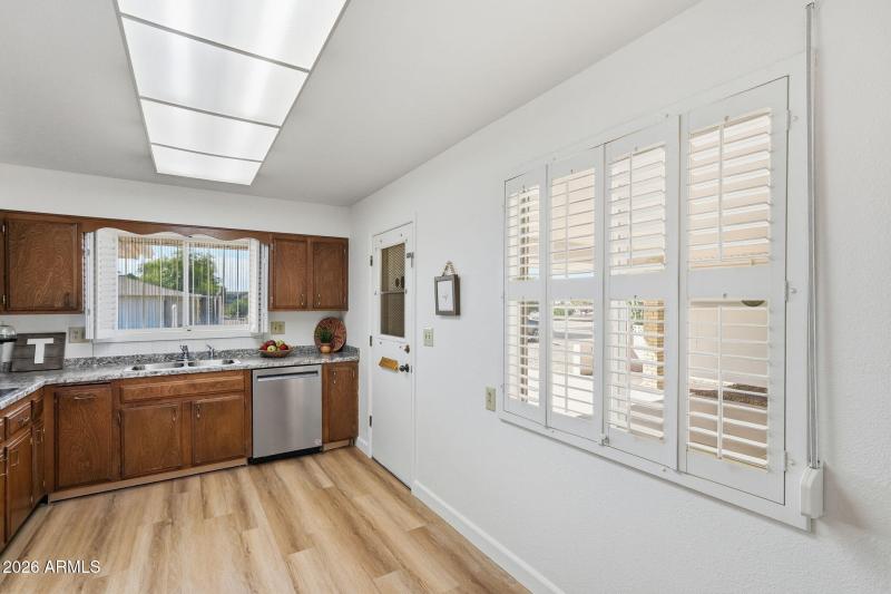 Kitchen w/ new sink & stainless DW