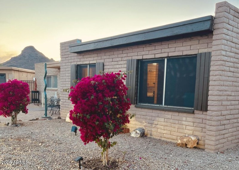 Mountain Views out front