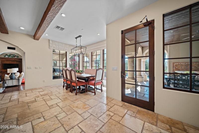 Entrance to Outdoor Kitchen
