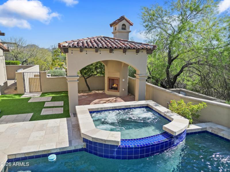 Spa overlooking Mountain Views