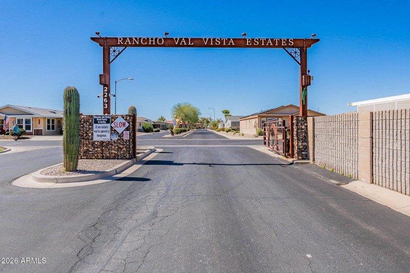 Entrance to Rancho Val Vista