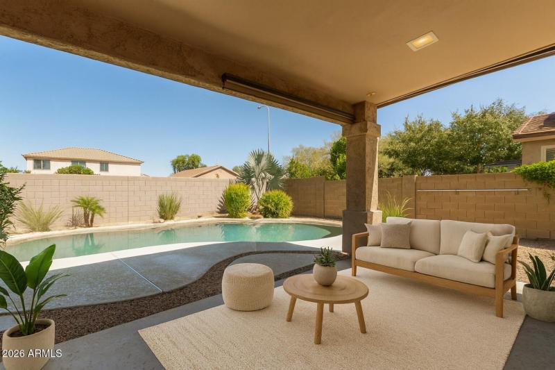 Covered Patio + Pool