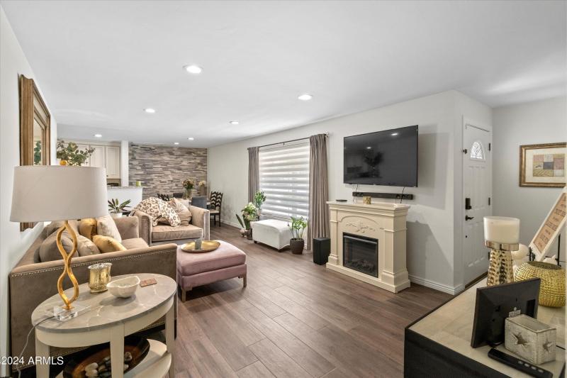 Newer flooring installation