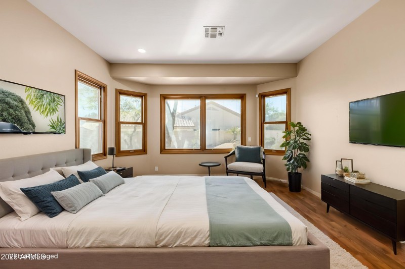 Staged Primary Bedroom - Modern