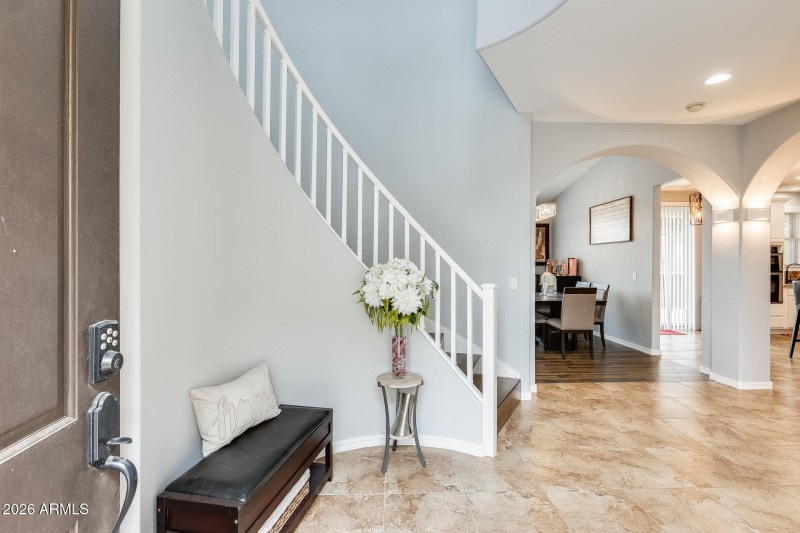 Beautiful Entryway to Formal