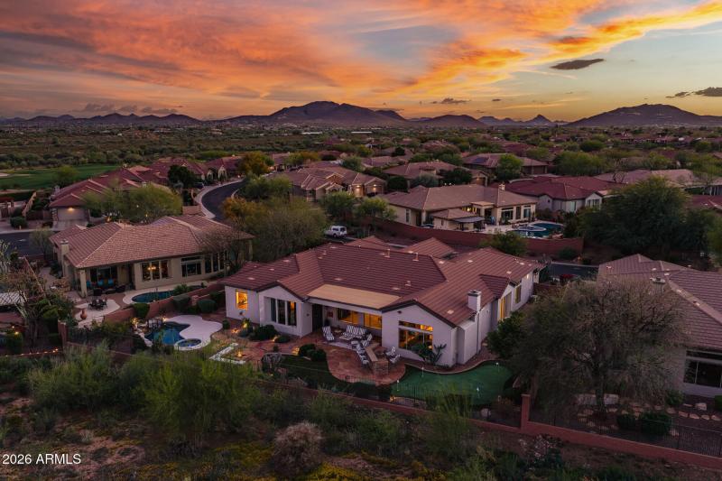 Sunset in the Desert