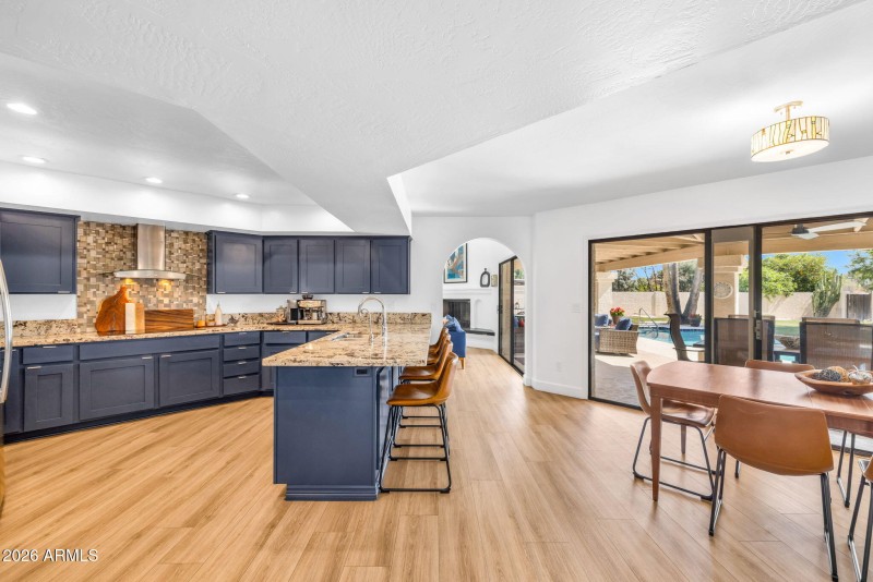 Backyard Views From the Kitchen