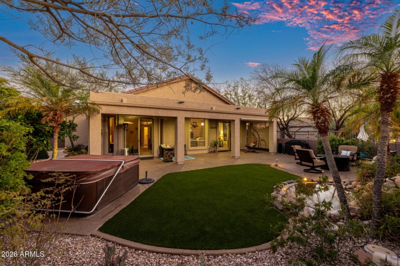 Relaxing Backyard Retreat with Hot Tub