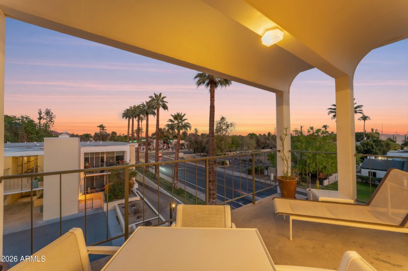 Private Terrace at Sunset