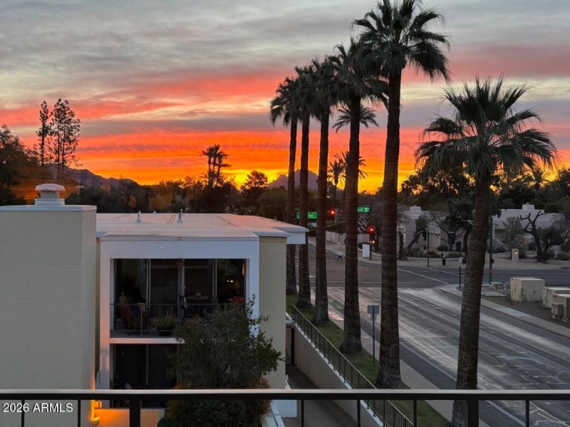 Sunrise from Private Terrace