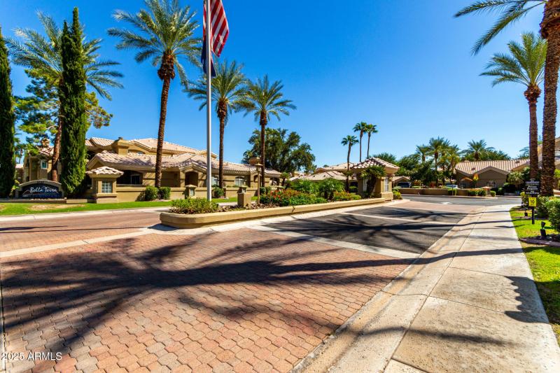 Welcoming complex entrance