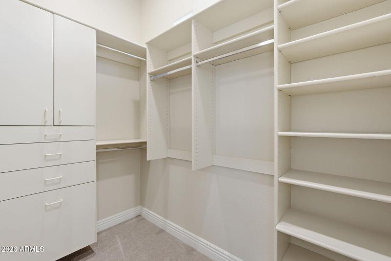 Primary Suite Dual Closets