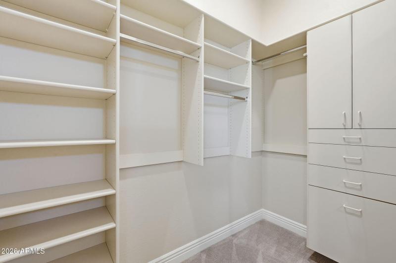Primary Suite Dual Closets