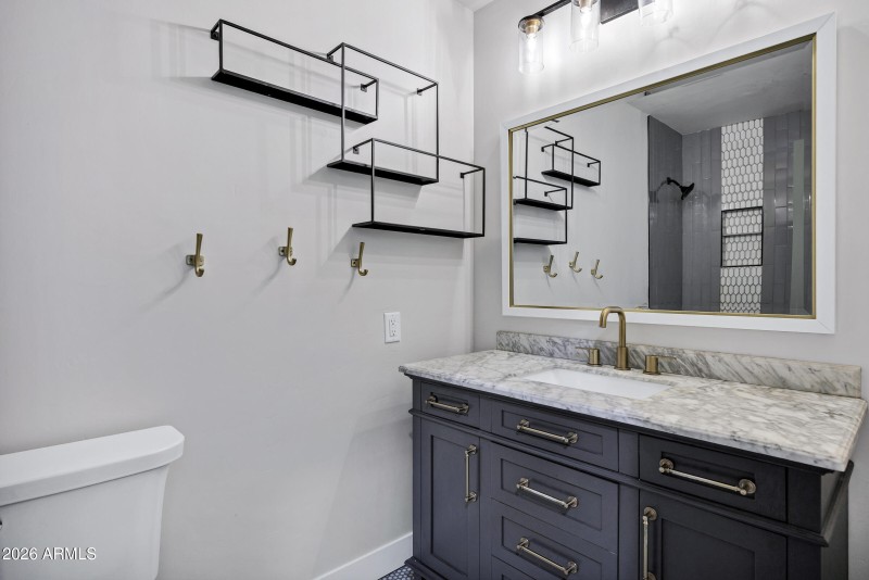 Updated guest bathroom