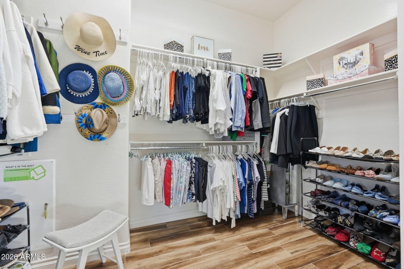 Primary Walk In Closet