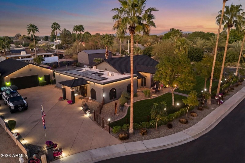 Corner-Lot Aerial View