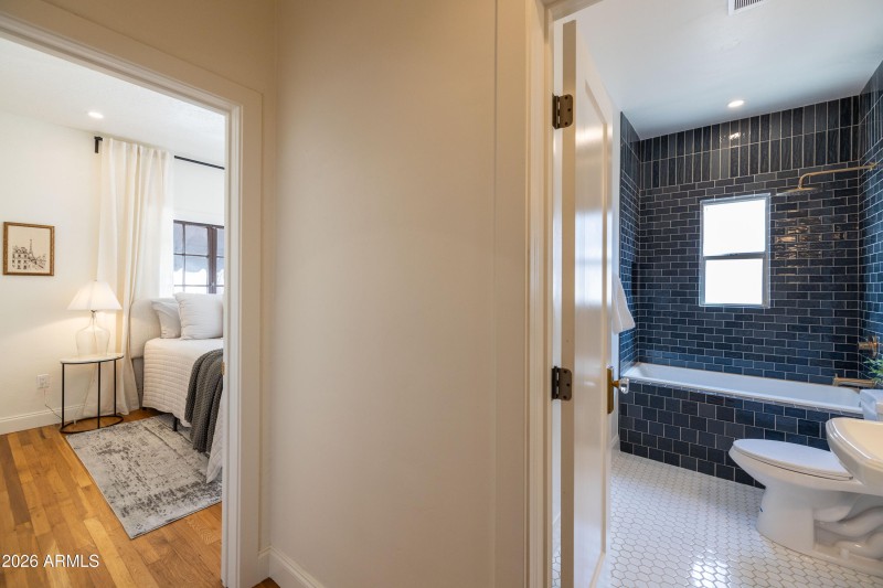 Bedroom 1 and Hallway Bathroom