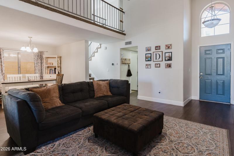 Front Door and towards garage