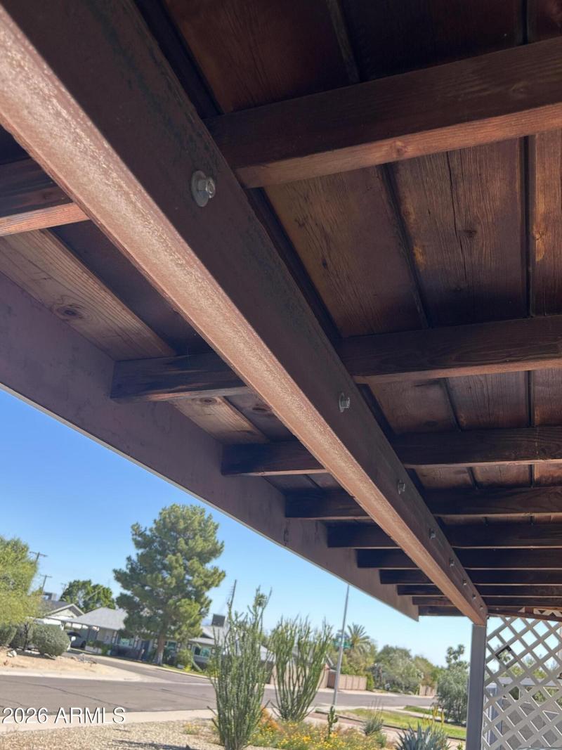 Steel beam and posts