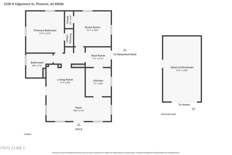 1-Floor Plan - 2239 N Edgemere St