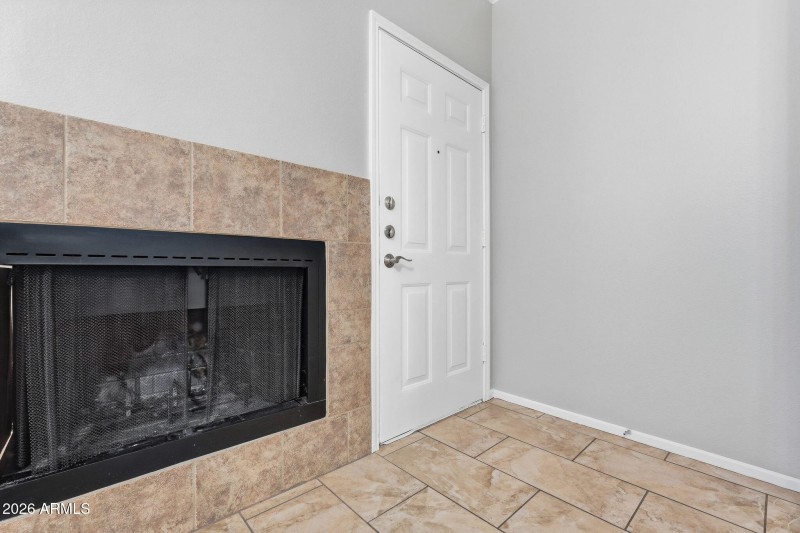 Wood Burning Fireplace