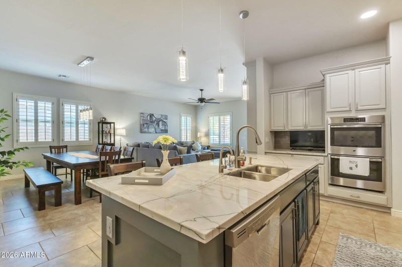 Kitchen and great room