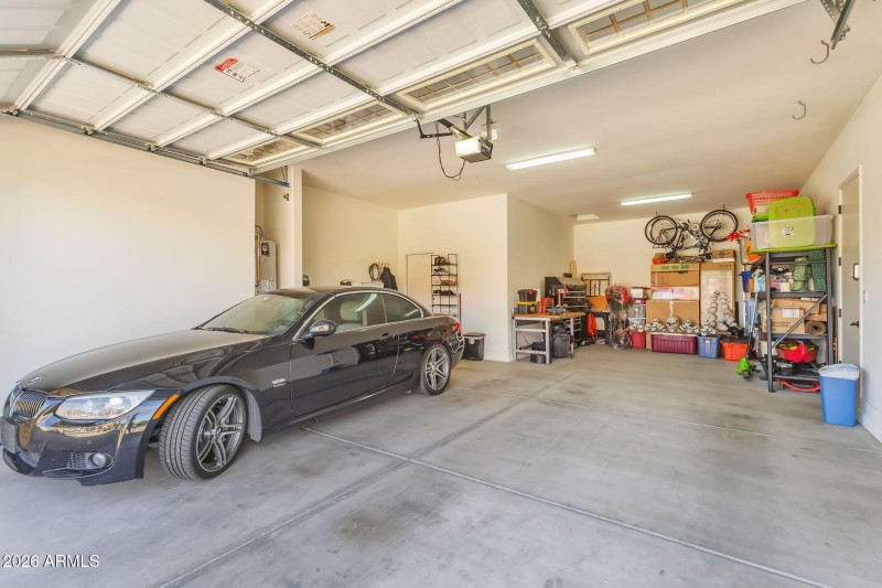 large 3 car tandem garage