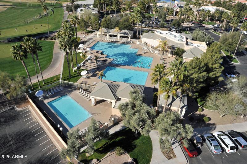 Oakwood Swimming Pools Arial