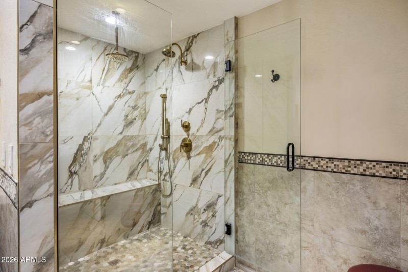 Remodeled Primary Shower