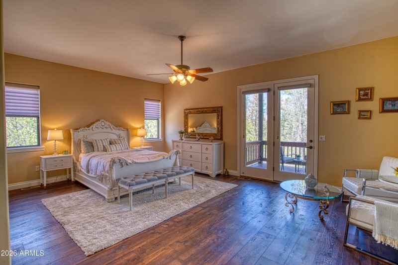 Primary Bedroom with outwalk