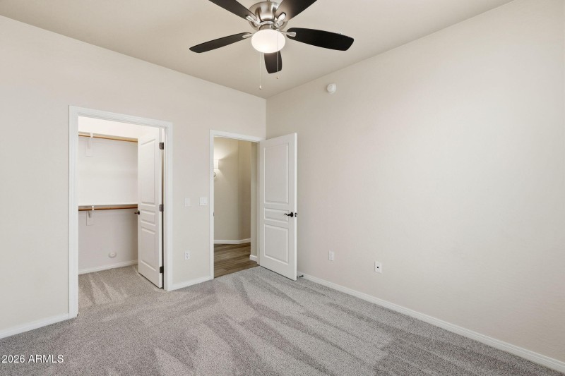 Bedroom 3 w/ walk-in closet