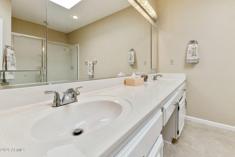 Primary Suite dual vanity