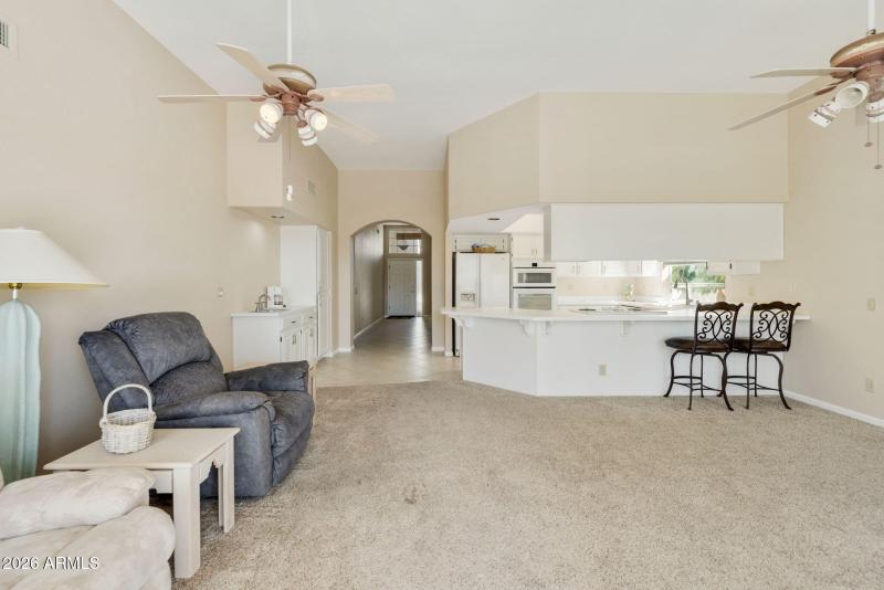 Family Room off kitchen