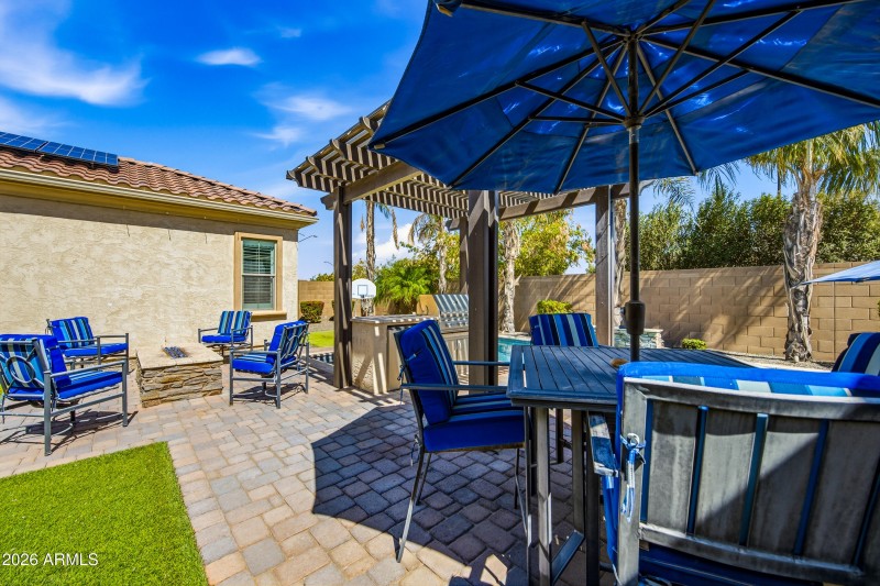 Multiple seating areas