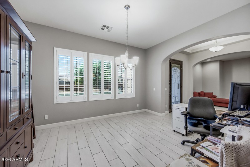 Office space off the foyer