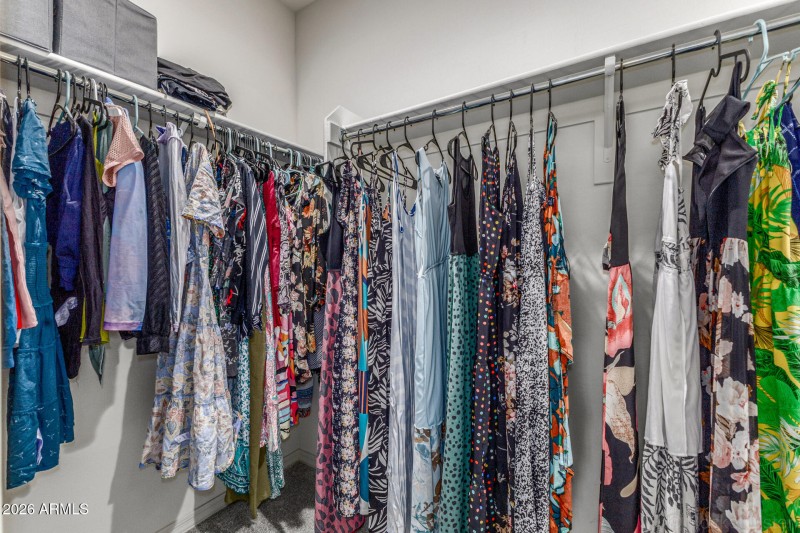 Primary walk-in closet