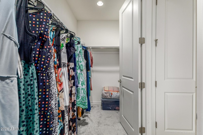 Primary walk-in closet