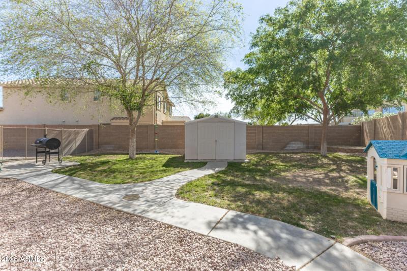 Yard with Shed