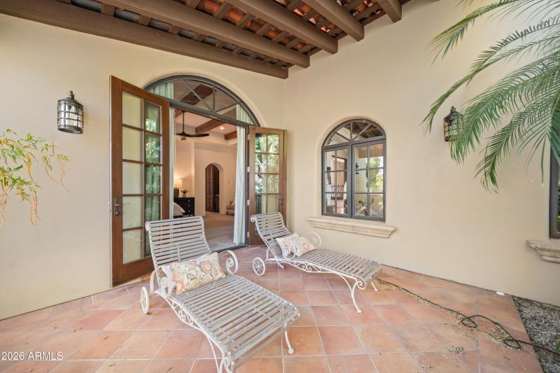 Private Patio Lounging