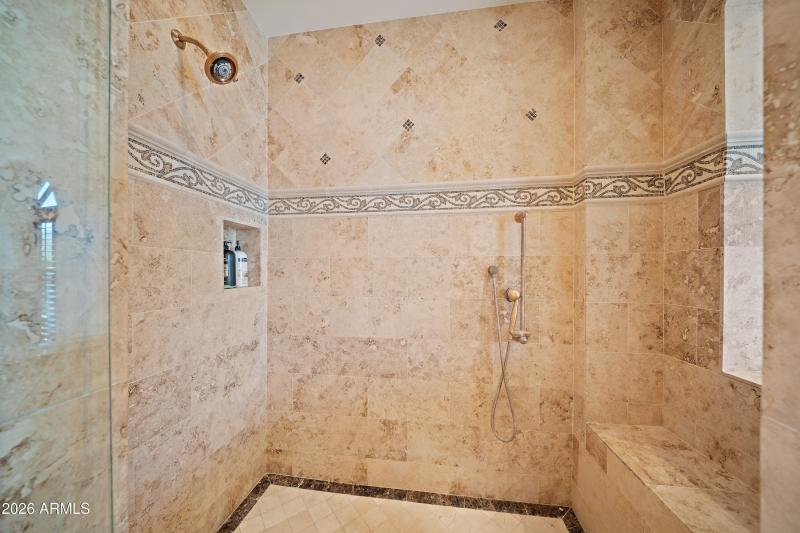 Oversized Custom Stone Shower