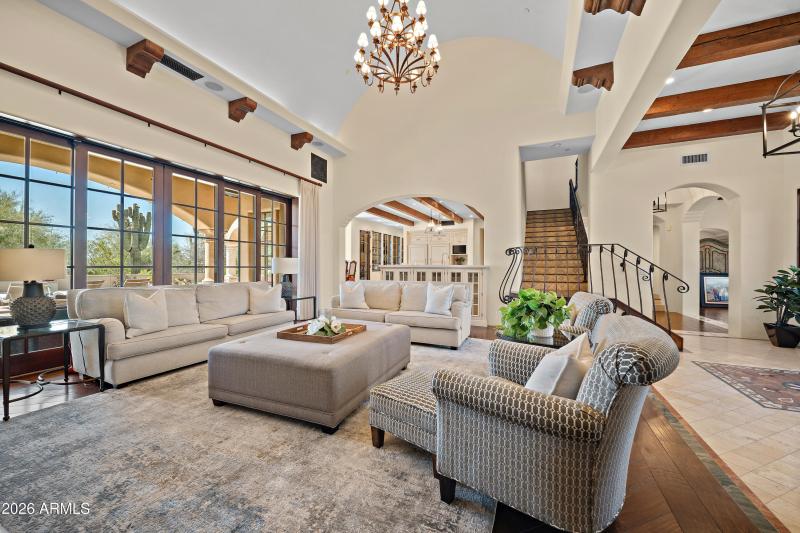 Kitchen opens to Family Room