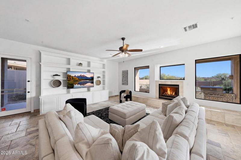 Family Room with Fireplace