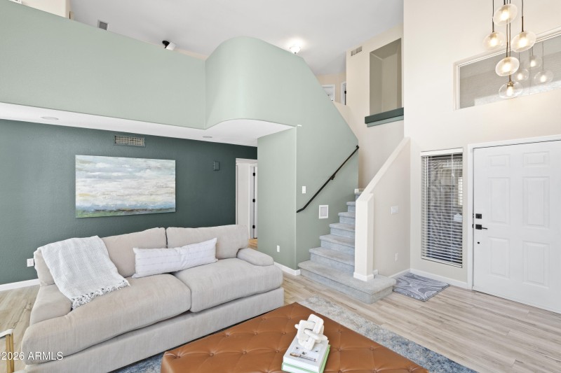 Bedrooms and loft upstairs